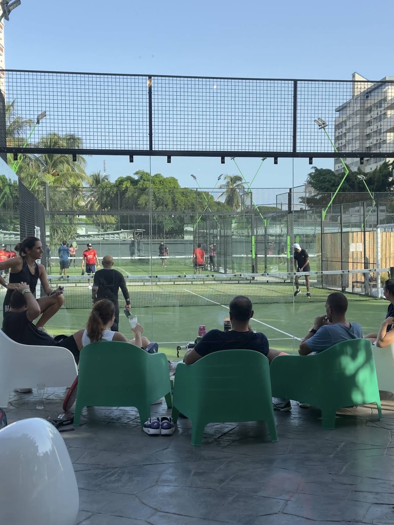 Monaliza Tennis Club seating